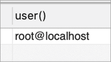 SHOW CURRENT USER