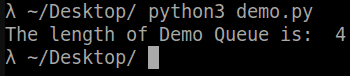 Enqueue output