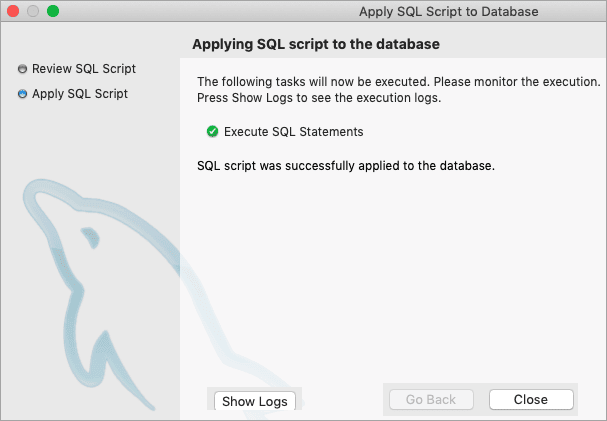 execute SQL Statements