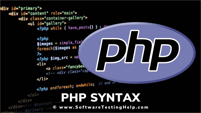 PHP Syntax