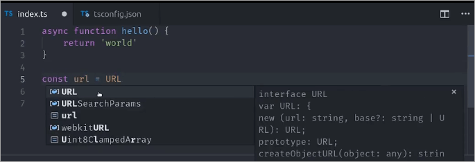 Autocomplete and IntelliSense