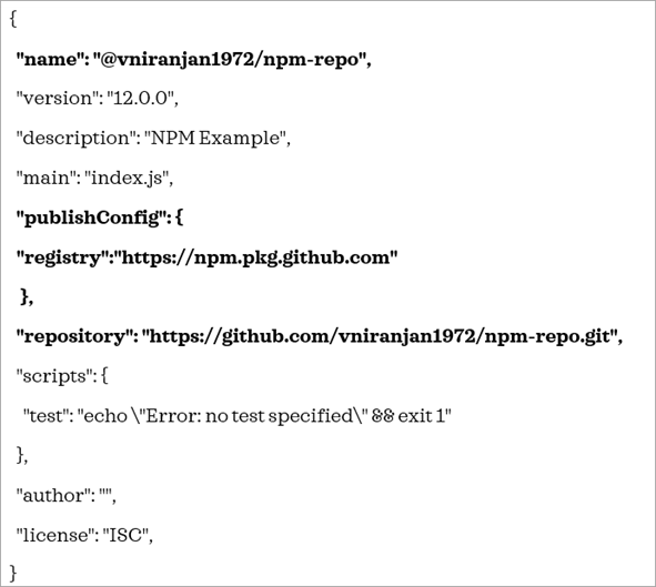 package.json file