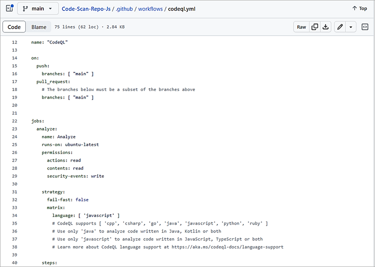 Code Scanning - GitHub Advanced Security