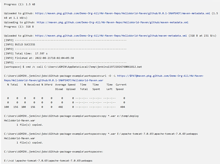 Run Build github packages