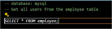 Generate SQL Query using editor.