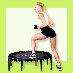 Looker LEKFIT Rebounder photo illo illustration.