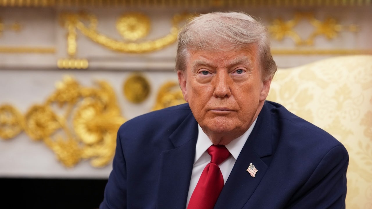 President Donald Trump in the Oval Office of the White House on July 14, 2026 in Washington, DC. (Credit: Andrew Harnik/Getty Images)