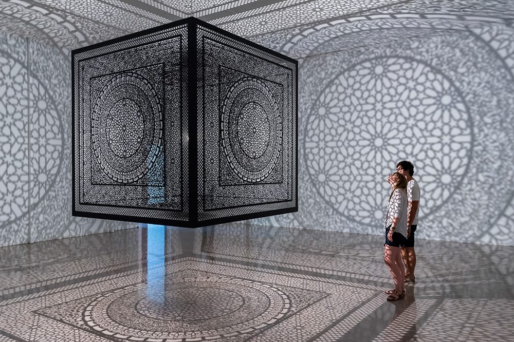 Anila Quayyum Agha’s ‘Intersections’ Illuminates Rice Gallery