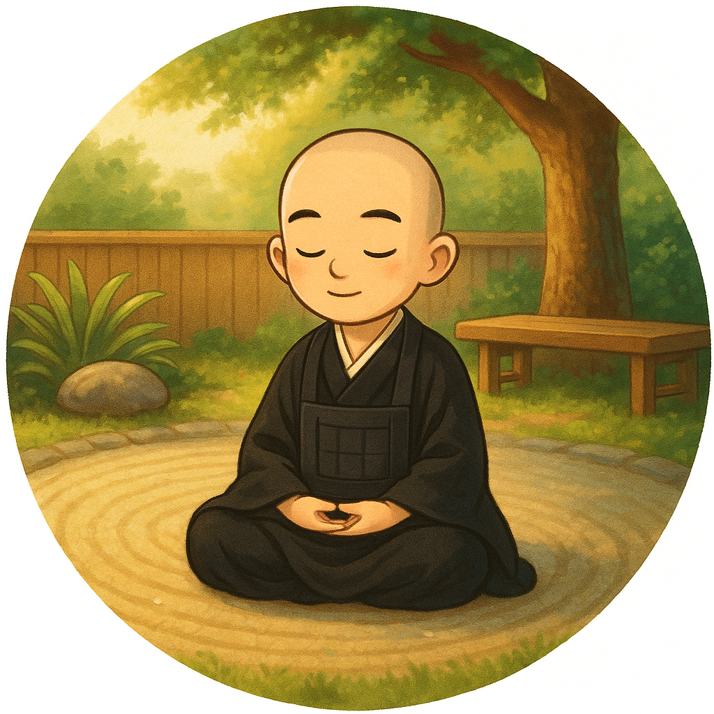 Links to the section mentioned in the description monk-zazen