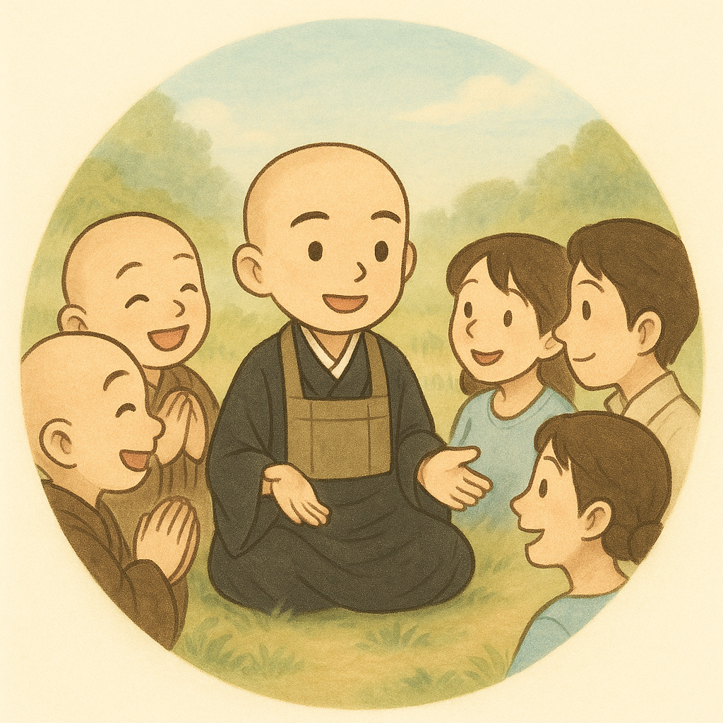 Links to the section mentioned in the description monk_sangha_resized