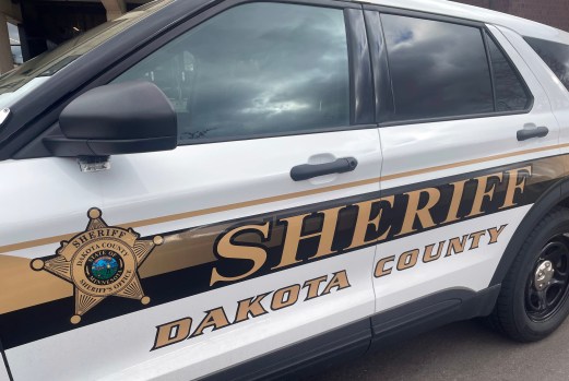 STP-L-STOCK-0420 Dakota County Sheriff.jpg A white SUV marked "Sheriff" and "Dakota County."