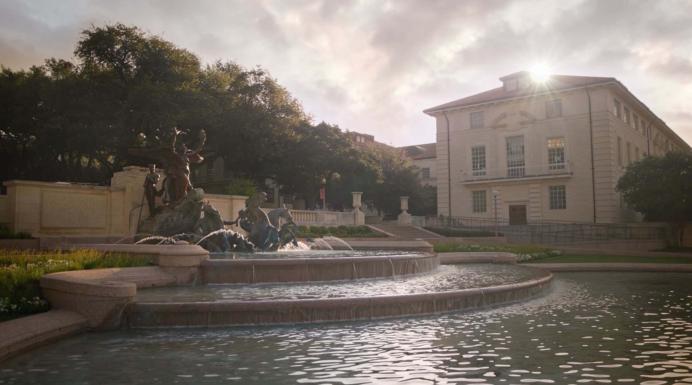 Littlefield Fountain on UT Campus