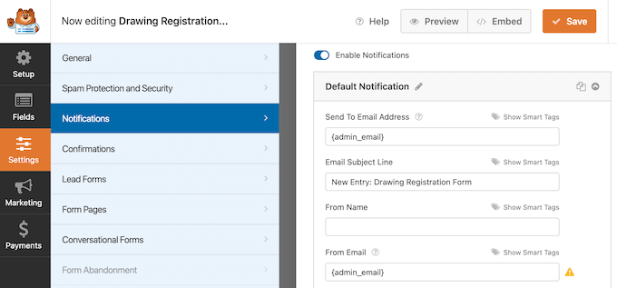 How to setup form notifications in WordPress How to setup form notifications in WordPress