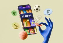 Behind the Screens of Modern Sportsbook Marketing Online sports betting with smartphone, money, and game elements.